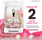 Car Air Fresheners for Women - Floral Fragrance Pack of 2 Long Lasting Car Air Freshener | Odor Eliminator Car Perfume Diffus