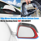 Jaronx Compatible with Tesla Model Y Mirror Bottom Cover & Housing Frame 2020-2025, Right Passenger Side Rearview Mirror Cover Bracket Lower Base & Frame Housing Replacement for Tesla Model Y