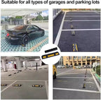 Parking Stopper for Garage, Heavy Duty Rubber Parking Lot Driveway Stopper, Garage Parking Aid for Garage and Parking Lots