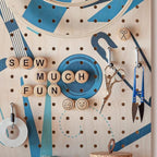 Craft Room Pegboard Letters for Pegboard Craft Peg Board Organizer Accessories | 115 Pegboard Decoration Blocks with Emojis -