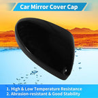 Motoforti Right Side Wing Mirror Cover for Nissan Altima 2019-2024, Car Rear View Mirror Cover Cap No.963736CA9A, Car Exterior Door Side Rearview Mirror Cap Mirror Housing, Glossy Black