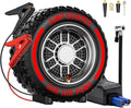 Jump Starter with Air Compressor, 5000A 150PSI Car Battery Jump Starter (All Gas/9.0L Diesel), 12V Jump Box Car Battery
