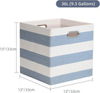 Foldable Cube Storage Bin Organizing Baskets Cubby Boxes Fabric Storage Cubes Organizer Bins with Handles for Organization Sh