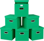 Closet Organizers Fabric Storage Bins With Lids Collapsible Cube Storage Organizer Basket With Handles,Storage Boxes for Clot