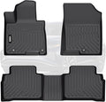 VIWIK 2022-2025 Hyundai Tucson Floor Mats (Excluding Hybrid & PHEV), All-Weather Protection, Custom Fit for 1st & 2nd Row, TPE, Non-Slip, Easy to Clean, Waterproof, Durable
