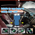 3 Pieces Car Cup Holder Expander with Coaster for Car and Car Hook, Car Drink Cup Holder Expander Insert Stable and Malleable