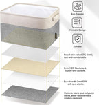BALEINE 1 Pack Fabric Closet Storage Bins for Shelves, Linen Closet Organizers and Storage, Decorative Baskets for Organizing