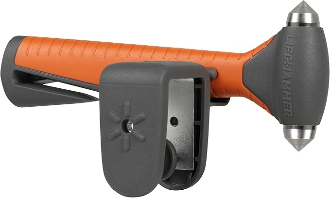 Lifehammer Safety Hammer Plus - Emergency Escape and Rescue Hammer With Seatbelt Cutter