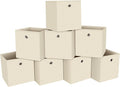13 inch cube storage bins,collapsible fabric storage cubes Decorative storage basket,apply to clothes organizer box,shelves i