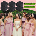 Travel Jewelry Case Bridesmaid Gifts Box,12 Pack Small Jewelry Box Mini Jewelry Organizer,PU Leather Portable Earring Storage