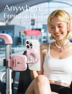 LISEN Easter Basket Stuffers for Teens Boys Girls Adults Gifts: Airplane Travel Essentials Women Phone Holder Pink Room Decor Desk Travel Accessories Cruise Spring Break Essentials 2026
