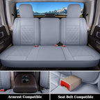 Coverado Car Seat Covers Full Set, Waterproof RAM 1500 Seat Cover Compatible with 2002-2025 RAM 1500 2500 3500 Crew Double Me
