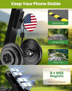 Magnetic Golf Cart Phone Holder, Golf Accessories Gifts for Men Dad Husband Unique, 360° Rotation US Flag Phone Mount for Golf Cart, Birthday Golf Gifts for Men Him Boyfriend, 2026 Golfers Must Haves