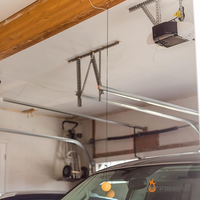 Garage Parking Aid Tennis Ball on a String for Garage Parking Precision Parking Guide Garage Car Stop Indicator (1)