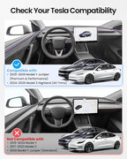 REEVAA Center Console Organizer for Tesla Model Y Juniper 2025-2026 (Premium & Performance), Model 3 Highland 2024-2026 All Trims [Dual-Tier Storage, Seamless Fit], Premium Silicone Liner, 4PCS, Grey