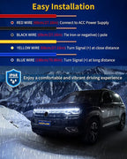 Exterior Car LED Hood Light Strip,Dual Color Dynamic Scan Start Up Hoodbeam Kit,Led Daytime Running Lights White&Amber Switchback Sequential Turn Signal Lights for Cars, Trucks,SUV(79inch/1set)