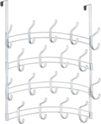 LYNK Professional® Home™ Over The Door Hooks - 36 Hook Over The Door Hanger - Over Door Coat Rack - Hanging Towels or Clothes
