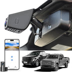 Front 4K & Rear 1080P Dash Cam fit for Ford F150 2018-2026 F250/F350/F450 Super Duty 2020-2026 XLT Lariat King Ranch Raptor L