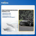 Left Rearview Mirror Cover Bracket, Compatible with Tesla Model 3 2017-2024, Side Mirror Base Cover Replacement Part, Suitable for Tesla Model 3 Accessories（Chrome）
