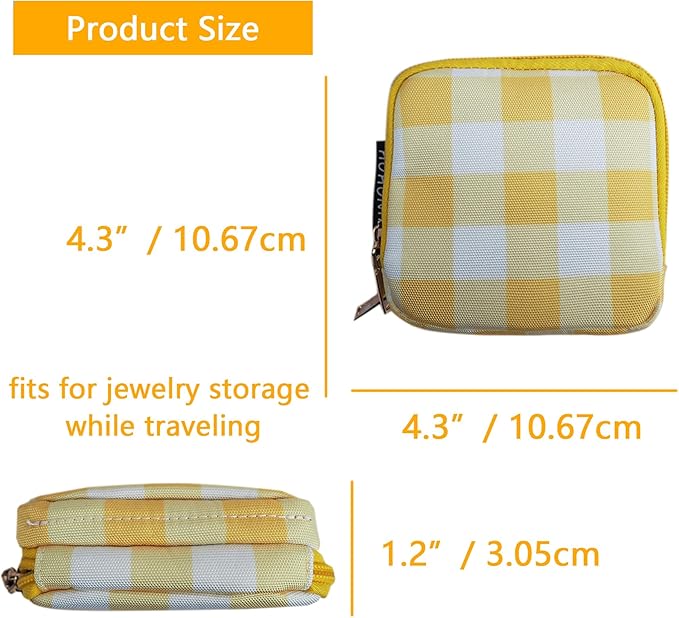 Travel Jewelry Case Small Jewelry Organizer Purse Jewelry Bag Women Christmas Gifts Jewelry Purse for Bracelet Rings Earring 
