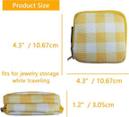 Travel Jewelry Case Small Jewelry Organizer Purse Jewelry Bag Women Christmas Gifts Jewelry Purse for Bracelet Rings Earring 