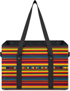 Reusable Grocery Bags Heavy Duty Shopping Bags Foldable Large Tote Bags with Long Handles & Hard Bottom