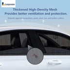 4-Pack Car Window Shades with Insect Screen, UV Blocking & Breathable Mesh, Universal Fit for 96% Cars, for Baby Kids Travel Camping, Heat Insulation & Privacy Protection