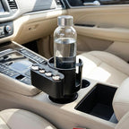 [Upgraded] Car Cup Holder Expander with Coin Organizer, Cup Holder Extender Adapter for Car with Adjustable Base, Fits Yeti, Hydro Flask, Nalgene, Owala, Bottles & Mugs in 2.7"-4.2" (10-46 OZ)