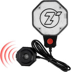 ZONETECH Garage Parking Sensor Ultrasonic Car Parking Stopper for Garage with Red/Yellow/Green LED Indicators –Adjustable Sto