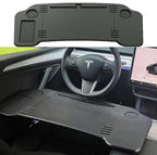 Foldable Car Desk for Tesla Model Y Model 3 Car Food Tray | Car Desk for Laptop | Car Tray Tesla Table | Steering Wheel Tray Table | Multipurpose Travel Car Accessories