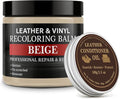 Leather Color Restorer, Leather Recoloring Balm, Scratch Remover, Leather Dye, Leather Paint with Leather Conditioner, Leathe