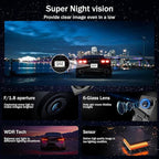 Mirror Dual Dash Camera for Car, Dashcam 4K Front 2.5K IMX335 Rear View/ADAS BSD LCA Wi-Fi&APP WDR Night Vision G-Sensor Loop