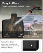 KIWI MASTER Floor Mats for 2016-2022 Honda Pilot, OEM Replacement 08P17-TG7-300, Custom Fit All Weather Car Mats, Heavy Duty TPE Floor Liners, Front & Rear 3 Row, Black