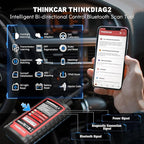 Thinkdiag2 All System Bidirectional OBD2 Diagnostic Scanner for iOS & Android, Bluetooth Scan Tool with CAN-FD Protocol,