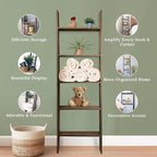 BARNWOODUSA Throw Blanket Ladder – Fully Assembled Reclaimed Wood – Rustic Decorative Ladder for Towels, Quilts, & More – Per
