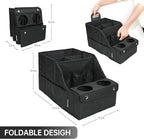 MULISOFT Car Seat Organizer- Backseat Car Organizer with 11 Storages Compartments and 2 Cup Holders, Organizers and Storage,