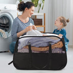 Collapsible Laundry Baskets with Easy Carry Handles, 95L Clothes Hamper for Storage, Foldable Laundry Basket Tear-proof, Larg
