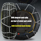 Car Snow Chains, Auto-Fixing Tire Chains for Smart #1 SUV 2022-2025, Quick Fit Portable Reusable Universal Emergency Traction