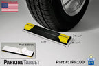 ParkingTarget 16” 1 pcs U.S.A. Garage Heavy Duty Parking Aid Car Stop Indicator Protects Car & Walls Stopper Easy Install Peel and Stick Gadget ipi-100 1 Pack, Part - 16"L x 1.25”H