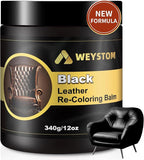 Leather Recoloring Balm, 12oz Large Size Leather Dye, Color Restorer, Scratch Repair, Furniture & Couch Restorer Kit, Repair 