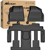 Nilight Floor Mats for Chevy Traverse 2009-2017/2008-2017 Buick Enclave / 2007-2010 Saturn Outlook / 2007-2016 GMC Acadia All Weather Custom Fit Heavy Duty Floor Liners