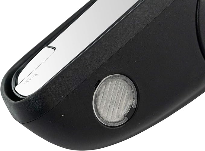 TRQ Driver & Passenger Side Power Heated Mirror Set Paint to Match Spotter Glass with Puddle Light Compatible with 2011-2014 