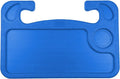 Steering Wheel Tray,Car Table Food Trays for Eating,Laptop Mount,Cars Desk for Driver,Fit Most Auto Vehicle Steering Wheels (Blue, Medium)