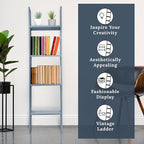 BARNWOODUSA Throw Blanket Ladder – Fully Assembled Reclaimed Wood – Rustic Decorative Ladder for Towels, Quilts, & More – Per