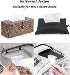 Car Tissue Holder, Sun Visor Napkin Holder, Car Visor Tissue Holder, Luxury PU Leather Backseat Tissue Case Holder (Car Tissues - 3 Pack (3-Ply 70 Sheets/Pack))