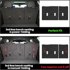 LASFIT Floor Mats & Cargo Mat with Backrest 2021-2026 & Only 7 Seats(Not for 8/9 Seats) for Chevy Tahoe/GMC Yukon(Only Yukon, Not Fit Yukon XL)/Cadillac Escalade(Only Escalade, Not Fit Escalade ESV)