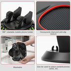 Multifunction Car Anti-Slip Mat with Auto Phone Holder and Extra Large Pad for Phones, Keys, Gadgets