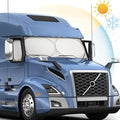 Semi-Truck Sun Shade for Windshield and Side Window | 300T Sunshade Maximum Coverage | Block Sun Heat Rays | Keep Warm in Winter for Semi, Commercial & Big Rig Truck, RV, Boat