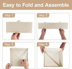Drawer Organizer Clothes & Dresser Organizers - 12 Pack Foldable Drawer Dividers, Baby Clothes Organizer & Nursery Storage fo