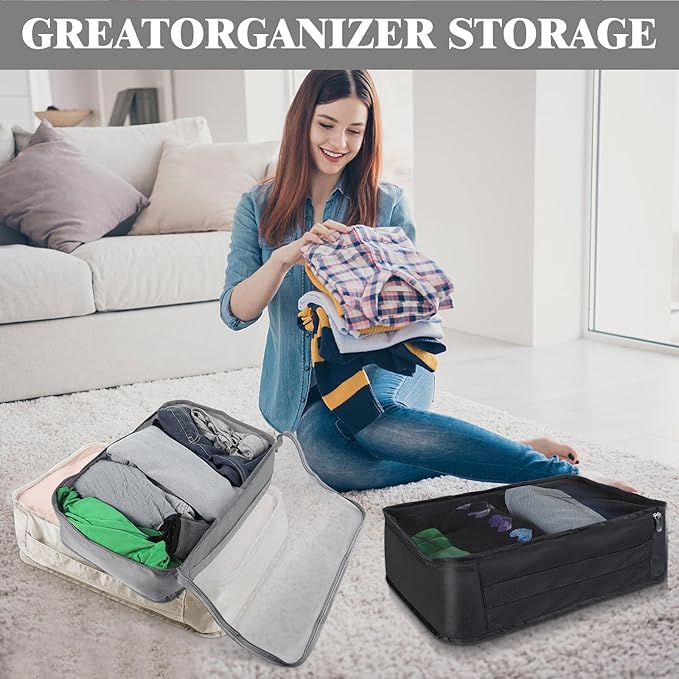 12 Pcs Packing Cubes for Suitcase Travel Luggage Bags Bulk Mesh Organizer Set for Hiking Camping Backpacking Clothes Accessor